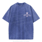 Kimgdom Come Christian Puff Printed Washed T-Shirt