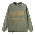 King Of Glory Washed Long Sleeve T-Shirt