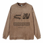 King Of Glory Washed Long Sleeve T-Shirt