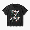 King Of Kings Christian Washed V-Neck T-Shirt