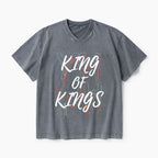 King Of Kings Christian Washed V-Neck T-Shirt