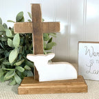 Easter Scene Wooden Decoration