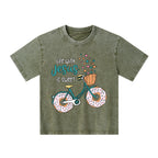 Life With Jesus Is Sweet Kid Washed T-Shirt