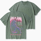 Lion Of Judah Christian Washed V-Neck T-Shirt