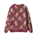Lion Of Judah Furry Christian Red Lightweight Cardigan
