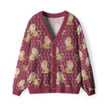 Lion Of Judah Furry Christian Red Lightweight Cardigan