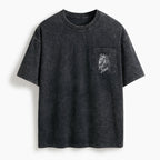 Lion Of Judah He Has Triumphed Washed Unisex Pocket T-Shirt