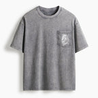 Lion Of Judah He Has Triumphed Washed Unisex Pocket T-Shirt