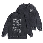 Living Proof Of A Loving God Christian Washed Sweatshirt