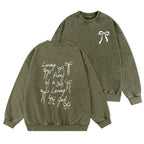 Living Proof Of A Loving God Christian Washed Sweatshirt