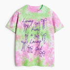 Living Proof Of A Loving God Chrsitian Heavy Cotton Tie Dye T-Shirt