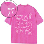 Living Proof Of A Loving God Christian Washed T-Shirt