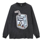 Living Water Christian Washed Long Sleeve T-Shirt