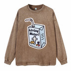 Living Water Christian Washed Long Sleeve T-Shirt