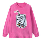 Living Water Christian Washed Long Sleeve T-Shirt