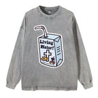 Living Water Christian Washed Long Sleeve T-Shirt