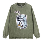 Living Water Christian Washed Long Sleeve T-Shirt
