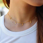 Living Water Droplet Christian Copper Necklace