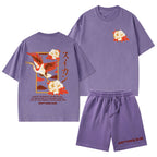 Look At The Birds Of The Sky Christian Washed T-Shirt & Shorts