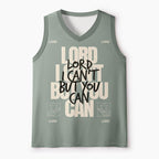 Lord I Can't But You Can Christian Mesh Jersey Tank Top