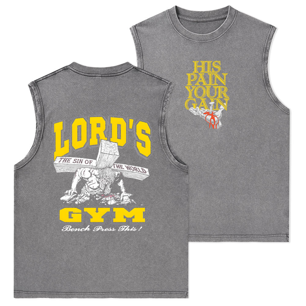 Lord's Gym Christian Washed Tank Top