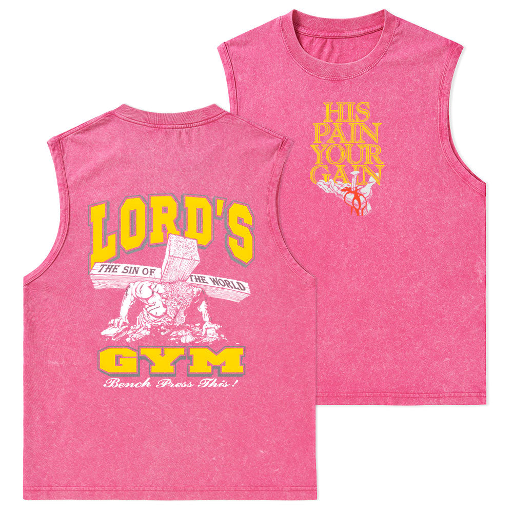 Lord's Gym Christian Washed Tank Top