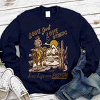Love God Love Other Love Life With Passion Christian Sweatshirt