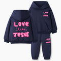 Love Like Jesus Christian Kid Fleece Hoodie Set