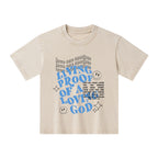 Love One Another Christian Kid Washed T-Shirt