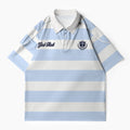 Love The Lord Stripes Christian Buttoned Polo Jersey