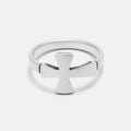 Lucky Cross Christian 925 Sterling Silver Ring