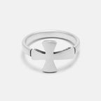 Lucky Cross Christian 925 Sterling Silver Ring
