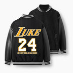 Luke 24 He Is Rizzin Christian Color Block Baseball Jacket