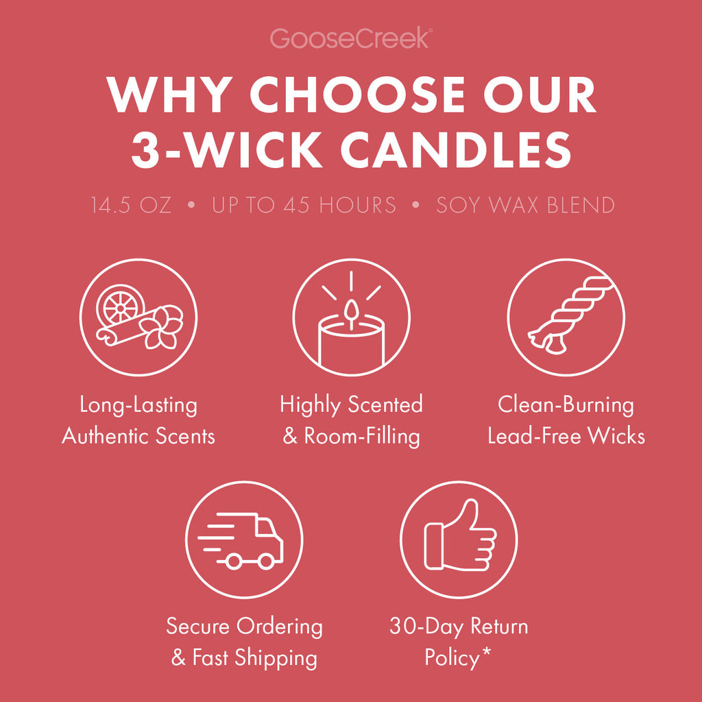 Macintosh Apple 3-Wick Candle