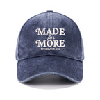 Made For More Christian Couple Washed Hat