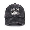 Made For More Christian Couple Washed Hat