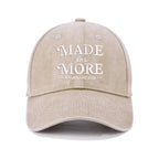 Made For More Christian Couple Washed Hat
