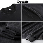 Jesus Is King Card Christian Washed Sweatshirt