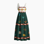 Made New Chrisitan Tie Shoulder Maxi Dress