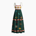 Made New Chrisitan Tie Shoulder Maxi Dress