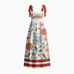 Made To Worship Chrisitan Tie Shoulder Maxi Dress