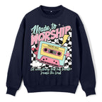Made To Worship Christian Fleece Sweatshirt