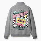 Made To Worship Christian Half Zip Fleece Sweatshirt