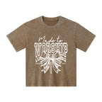 Made To Worship Christian Kid Washed T-Shirt