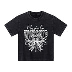 Made To Worship Christian Kid Washed T-Shirt