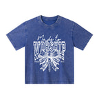 Made To Worship Christian Kid Washed T-Shirt
