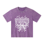 Made To Worship Christian Kid Washed T-Shirt