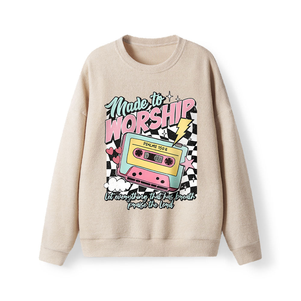 Made To Worship Christian Lightweight Sweater