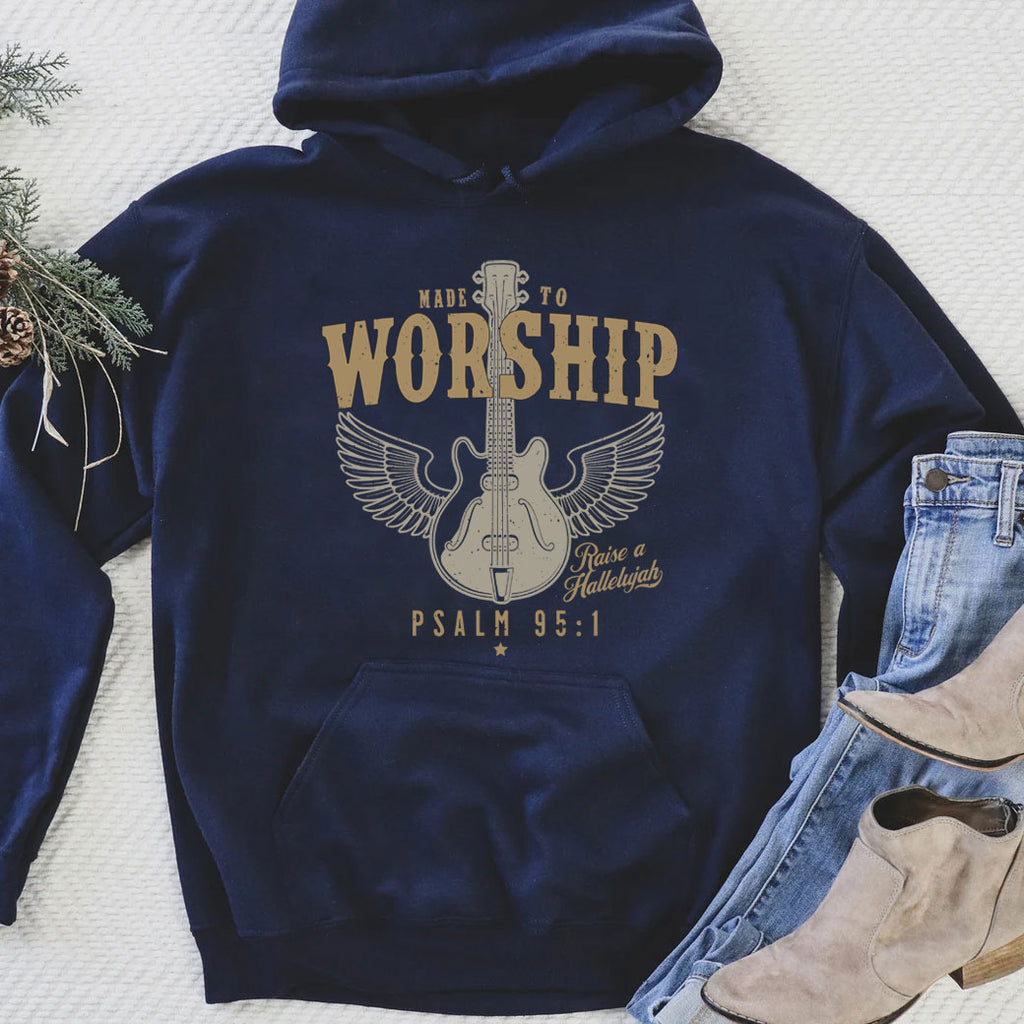 Made To Worship Religious Hoodie