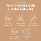 Mahogany Driftwood 3-Wick Candle